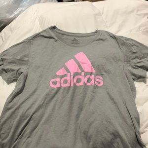 Gray adidas shirt